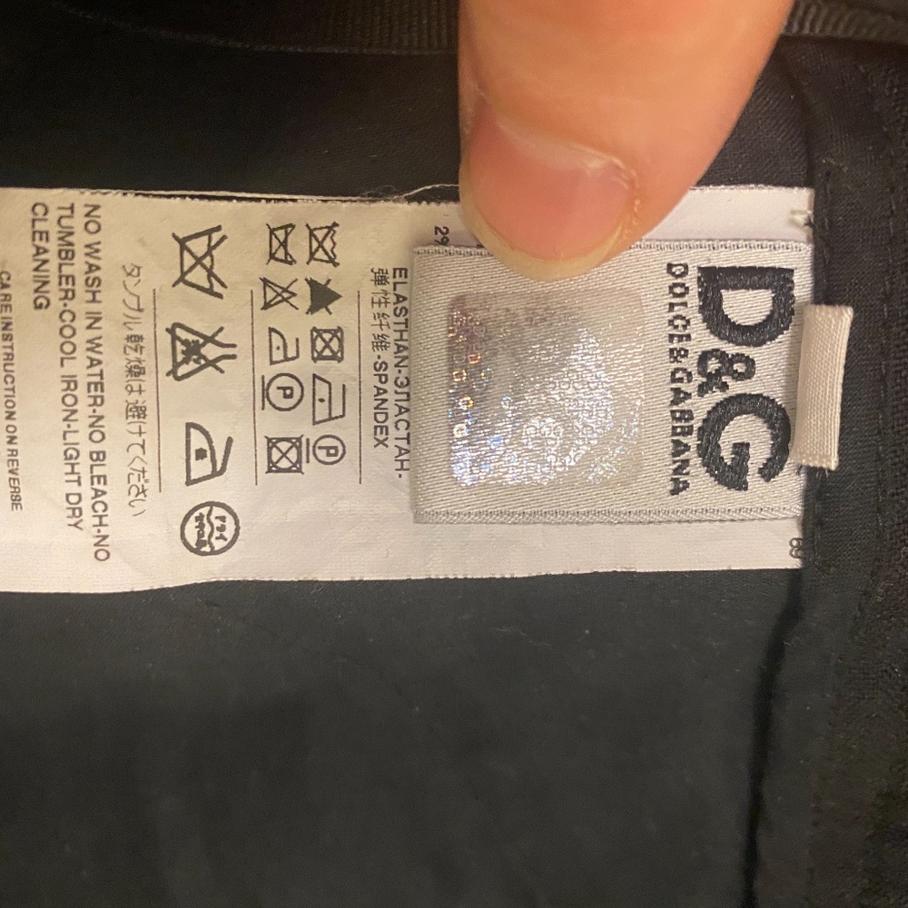 Dolce & Gabbana Black Wool suit - barely worn - Picture 7 of 12